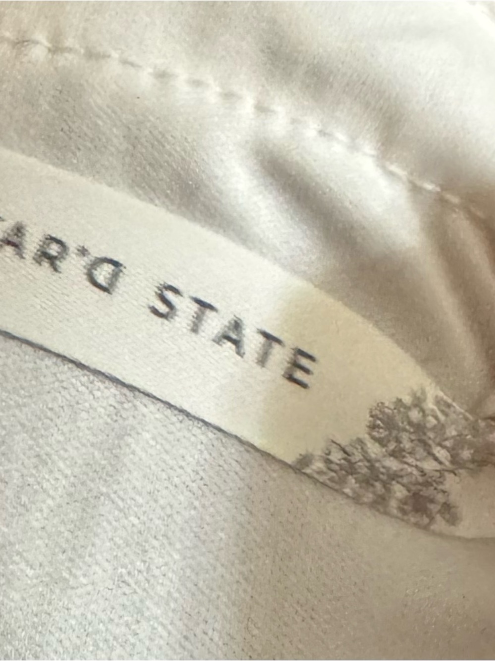 Altar'd State White Maxi Skirt with Light Blue Floral Embroidery - Picture 6 of 7